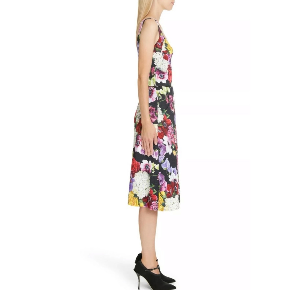 DOLCE & GABBANA Floral BROCADE Bustier Dress 44/6 - Picture 5 of 13